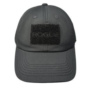 Rogue Patch Snapback Hat Black One Size Adjustable Vent Holes Outdoor